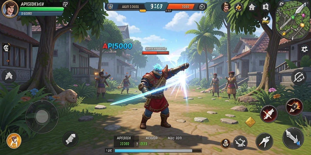 Screenshot menunjukkan momen gameplay menegangkan di API5000.