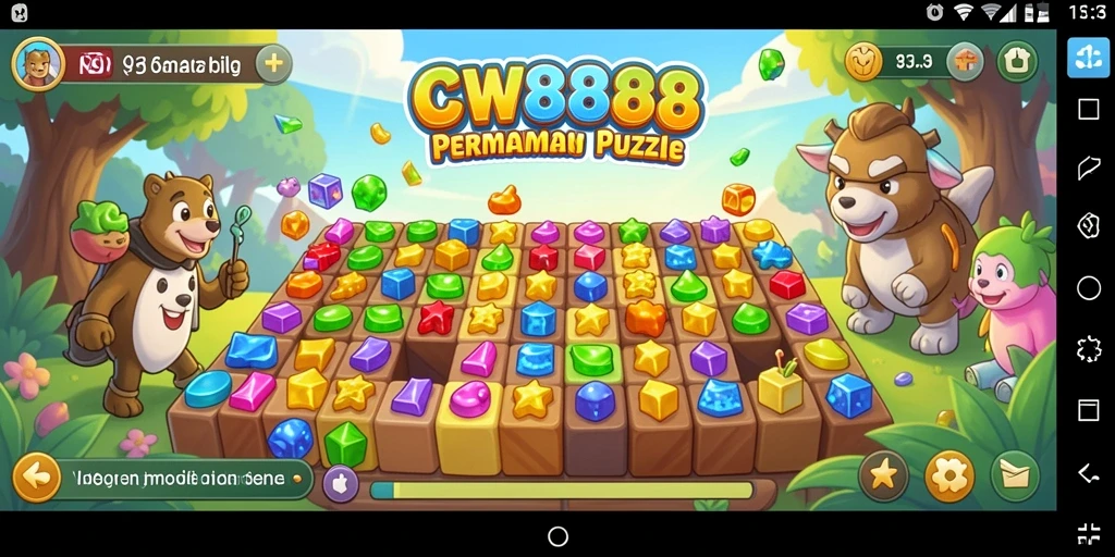 Tampilan gameplay menantang CW8888 yang seru dan mengasyikkan.
