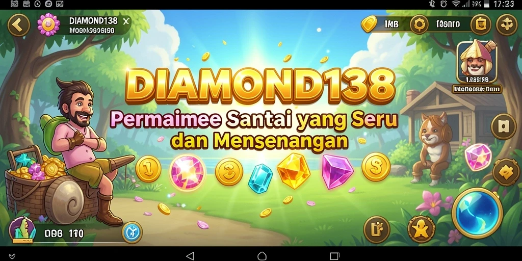 Screenshot gameplay DIAMOND138 yang menunjukkan keseruan permainan Casual.