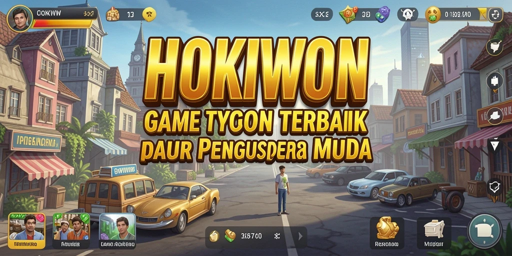 Tampilan gameplay HOKIWON yang menarik dan menantang di dunia Tycoon.