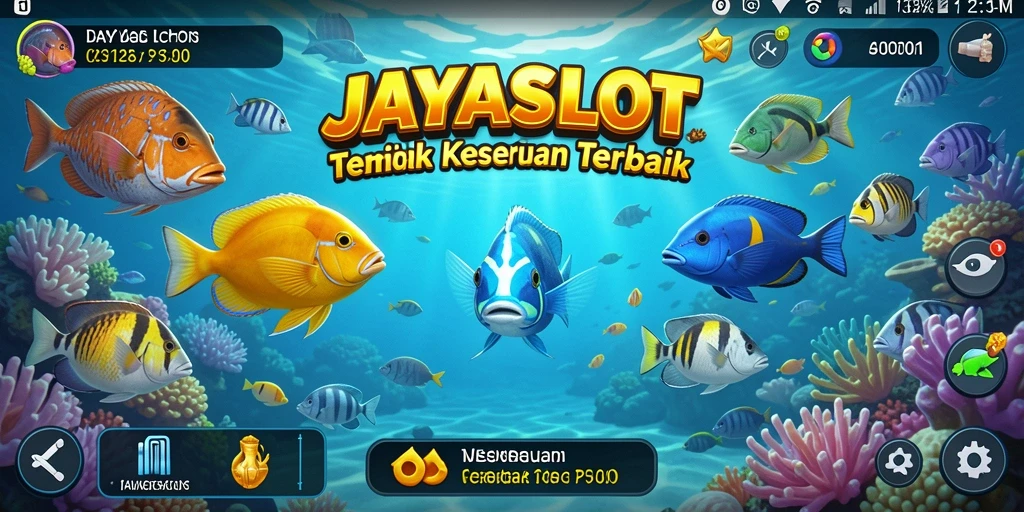 Tampilkan aksi menembak ikan di bawah laut dengan grafis menawan.