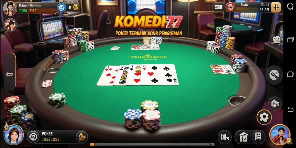 Tampilan gameplay Poker yang menarik dan penuh aksi.