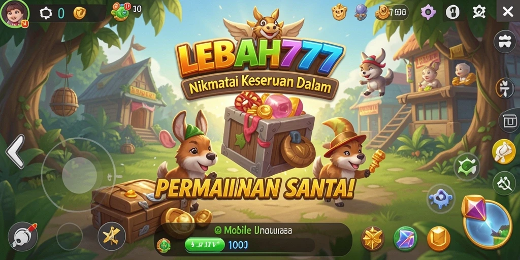 Screenshot gameplay LEBAH777 yang penuh warna dan seru.