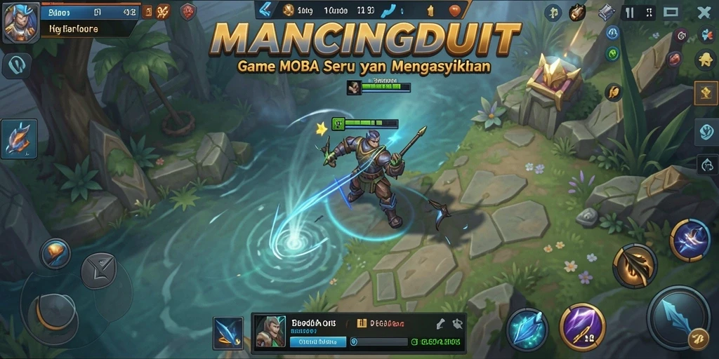 Gameplay MOBA yang seru dan mengasyikkan di MANCINGDUIT.