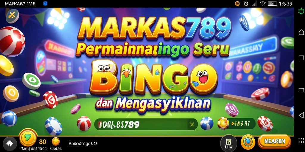 Gameplay menarik dalam aplikasi Bingo MARKAS789 dengan berbagai pilihan permainan.