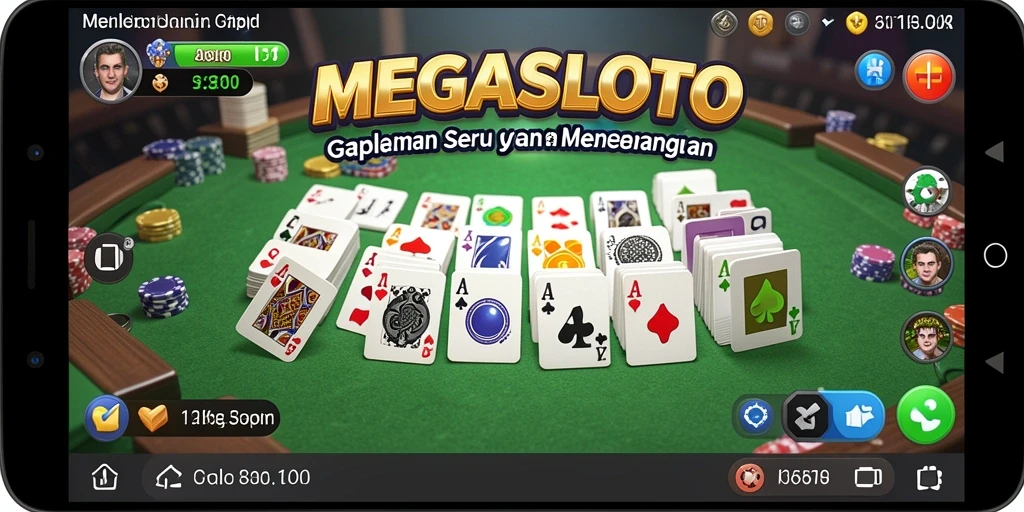 Screenshot gameplay MEGASLOTO yang menampilkan momen menegangkan.