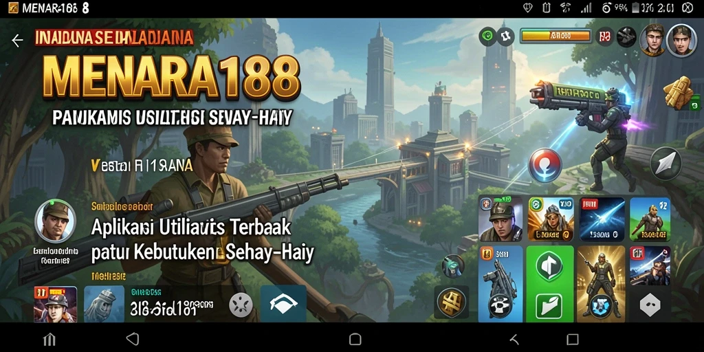 Tampilan antarmuka MENARA188 yang modern dan fungsional.