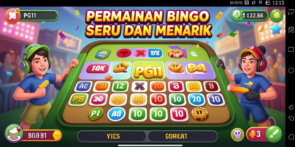 Tampilan gameplay PG11 yang menarik dalam permainan Bingo.