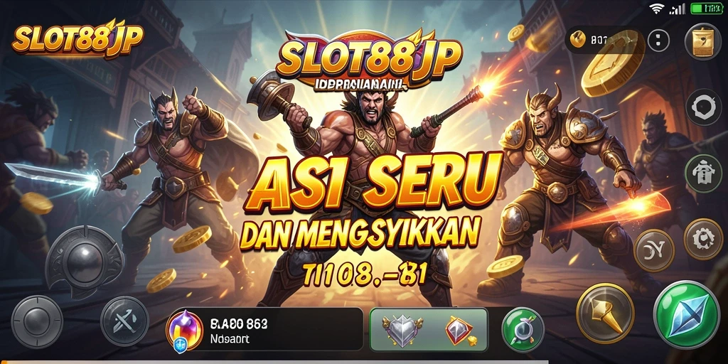 Tampilan gameplay SLOT88JP dengan aksi seru dan mendebarkan.