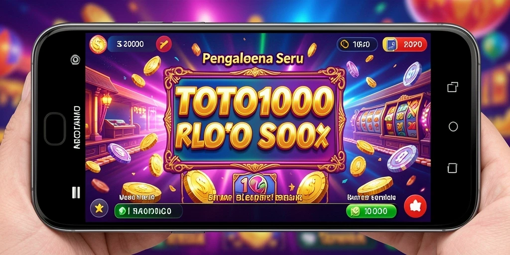 Tampilan gameplay TOTO1000 yang menarik dan penuh warna.