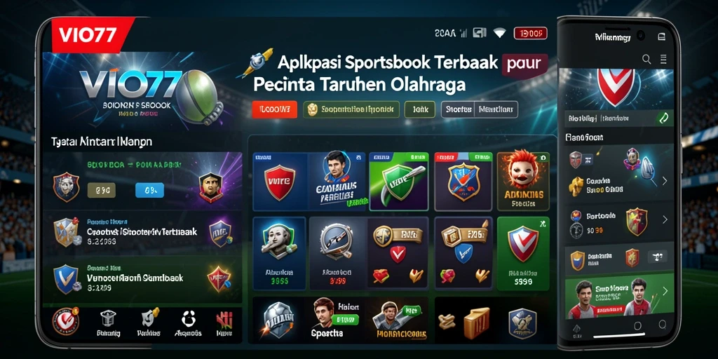Tampilan screenshot VIO77 menampilkan fitur taruhan olahraga yang menarik.