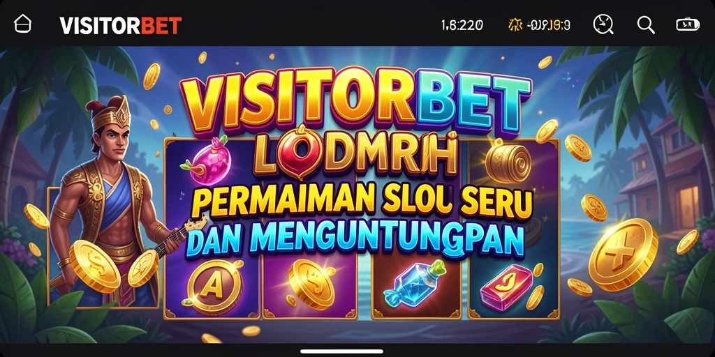 Gambaran gameplay VISITORBET yang seru dan penuh warna