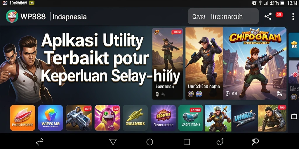 Tampilan antarmuka WP888 yang sederhana dan fungsional.